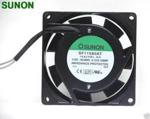 For SF11580AT 1082HBL 8CM 80MM 8025 80x80x25mm 115V AC 0.1A Axial Cooling fan