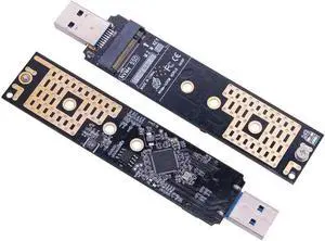 M.2 NVME to USB Adapter M-Key M.2 NGFF NVME to USB 3.1 Card Reader 10Gbps M.2 USB Adapter for Windows XP 7 8 10, MAC OS