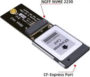 CF-Express Type-B to NVMe 2230 M.2 M-Key CH SN530 SSD Adapter CFE for XBOX Series X&S PCIe4.0 Expansion Memory Card CF-Express Type-B to NVMe 2230 M.2 M-Key CH SN530 SSD Adapter CFE for XBOX Series X&S PCIe4.0 Expansion Memory Card