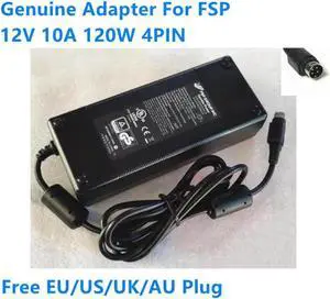 FSP 12V 10A 120W 4pin FSP120-AHAN1 FSP120-AHAN2 Power Supply AC Adapter For Laptop Charger