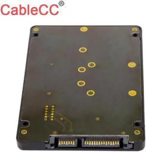 mSATA SSD & Combo M.2 NGFF B-key to SATA 3.0 Adapter Converter Case Enclosure with Switch