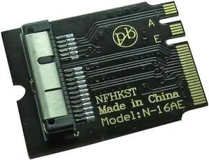 M.2 Wifi Adapter BCM943602CS BCM94360CS BCM94331CSAX BCM943224PCIEBT2 BCM94360CD Wireless Card to A+E Key Adapter for PC MAC OS