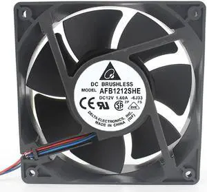 AFB1212SHE 12038 12V 1.6A 12CM high speed double bearing server cooling fan