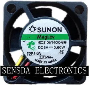For Sunon MC25100V1-0000-G99 2510 5V 0.60W mini server inverter cooling fan