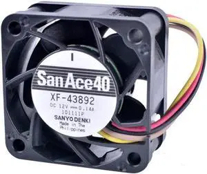 XF-43892 40mm fan 4cm 4020 40x40x20mm 12V 0.14A Double ball bearing 4-wire 4pin PWM cooling fan