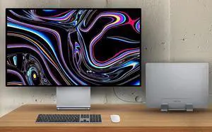 Aluminum Vertical Laptop Stand Dock Holder Adjustable Slot Width 12-42mm Space-Saving Upright Storage for MacBook and Laptops