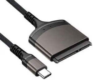 5Gbps USB-C Type-C to SATA 22 Pin Adapter Cable for 2.5" Hard Disk Driver SSD Laptop