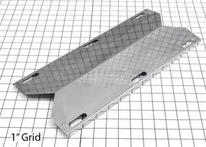 Appliance Factory Parts 92631 heat plate, 304 ss, 17.75 x 7.6875, Jenn
