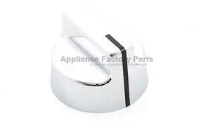Char Broil g430-0026-w2 Control Knob. Chrome plated control knob