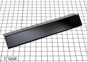 Appliance Factory Parts 92311 heat plate, porc stl, 15.375 x 3.9375