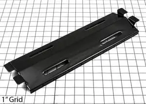 Appliance Factory Parts 93281 heat plate, porc stl, 17.125 x 4.875; Sa