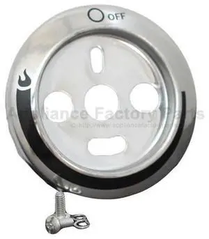 Char-Broil G515-00B3-W1 Bezel, F/ Control Knob. Fits multiple Pe