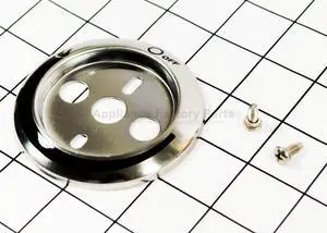 Char-Broil G351-0060-W1 Bezel For Control Knob. Stainless steel