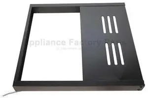 Char-Broil FDDUO1011 Left Cart. Black cart panel. Measures ap