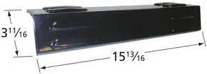 Appliance Factory Parts 91551 heat plate, porc stl, 15.8125 x 3.6875;