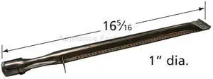 Appliance Factory Parts 16741 burner, str pipe, ss, 16.3125 x 1; Landm