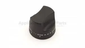 Appliance Factory Parts 03430 control knob, Black, Kenmore, Sams, Chb