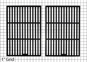 Appliance Factory Parts 60662 grid, ci, 16.9375 x 23.5; Brinkmann