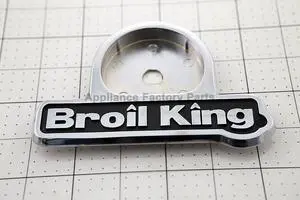 Appliance Factory Parts 10081-BK630 NAMEPLATE HI BROIL KING BLACK ZINC