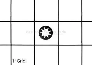 Appliance Factory Parts 1B5460630 clip for fan blade, Each