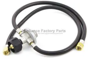 Appliance Factory Parts FCCS0007036 REGULATOR WITH 2 HOSES (ONE FOR SIDE BUR