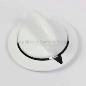 Appliance Factory Parts WE01X20374 TIMER KNOB WHITE ASM