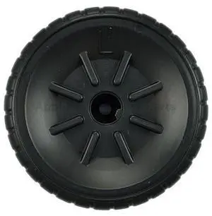 Appliance Factory Parts J4390-2279 Left Wheel rear for Mustang - black
