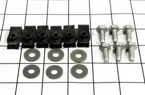 Weber 67762 HDWE JNUT WASHER SCREW HH 1/4 20 6 PK