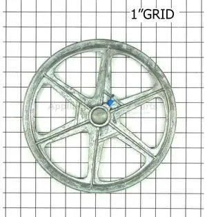 Appliance Factory Parts 110275 BLOWER PULLEY (10 x 1) FOR: 4000/4001DD/