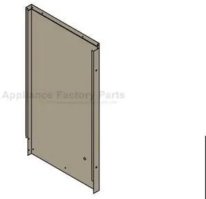 Appliance Factory Parts 222140-048 BACK PANEL - LEFT - FOR: ADA/ASA/AUA71 W