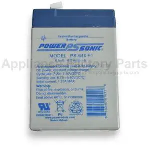 Appliance Factory Parts 00801-1457 4 AMP INTERNL FUSE BATTERY REPLACES BLUE