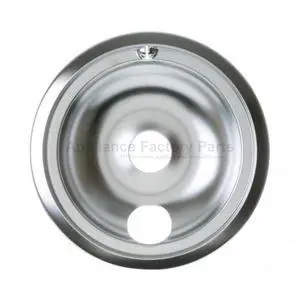 Appliance Factory Parts WB31T10011 8 INCH CHROME BURNER BOWL - ELEC