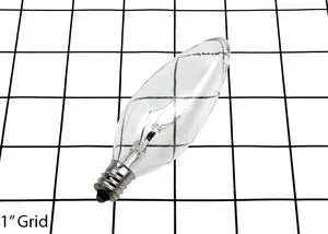 Appliance Factory Parts 7764604000 HD bulb Candelabra Clear E12 B10 Appliance Factory Parts 7764604000 HD bulb Candelabra Clear E12 B10