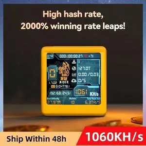 NM TV NMMiner Officail Smart TV 1060KH/s better Nerdminer v2 ESP32 BTC SOLO Lottery Miner & Smart gift home silent Desktop Clock