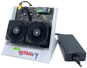 Nerd OCTAXE 8.4T 166W 2025 New Bitcoin Miner | Efficient SHA-256 Algorithm | Supports BTC and Other Cryptocurrencies | Home Miner