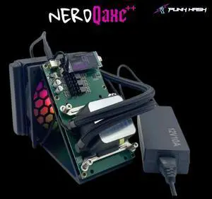 Bitaxe NerdQaxe++ Hydro Cooling ASIC Miner  4.8TH/s NerdQAxe+ + Water Cooling With All kinds of Plug NerdQAxe