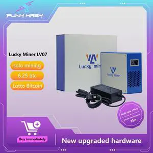 Lucky Miner LV07 Bitcoin Miner: 1TH/s Hashrate, 25W Ultra-Low Power