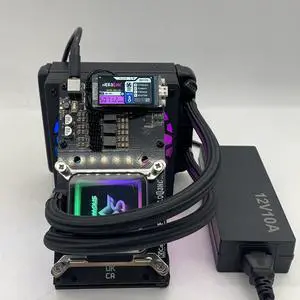 Bitaxe NerdQaxe++ 4.8TH/s 95w Bitcoins Miner 4 PCS BM1370 Asic Chip Solo BTC miner With 120W power supply