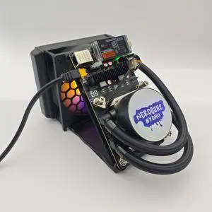 Nexus S1-02 Hydro Bitcoin Solo Miner 11TH/s 180W, Dual BM1373 SHA-256 ASIC Mining Machine, 16.4J/TH Water-Cooled Low-Noise Home BTC/BCH Miner Nexus S1-02 Hydro Bitcoin Solo Miner 11TH/s 180W, Dual BM1373 SHA-256 ASIC Mining Machine, 16.4J/TH Water-Cooled Low-Noise Home BTC/BCH Miner