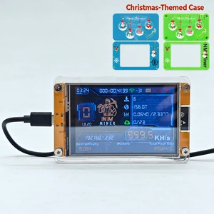 NMMiner V2 2.8-Inch Display Desktop Solo Miner, 1000K Performance, 3W Low Power, Holiday Tech GiftColor selected at random, or contact customer service to specify a color. NMMiner V2 2.8-Inch Display Desktop Solo Miner, 1000K Performance, 3W Low Power, Holiday Tech GiftColor selected at random, or contact customer service to specify a color.