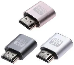 Virtual Display Adapter HDMI 1.4 DDC EDID Dummy Plug Compatible with