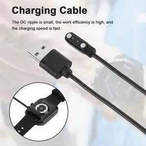 60cm Magnetic Watch USB Charging Cable Cord Replacement Charger Cable for F57L Smartwatch Accessories