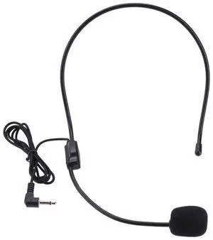 3.5mm Plug Guide Lecture Speech Headset Mic Voice Amplifier Lecture Teach Headset Mic Lightweight Over Head for Teaching Meeting