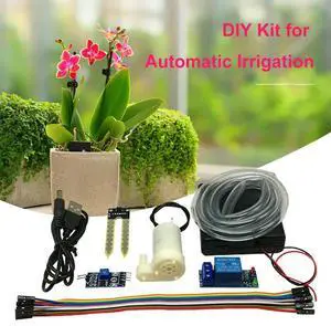 Automatic Irrigation Module DIY Kit Automatic Irrigation Garden Kit Soil Moisture Sensor Mini Water Pump for