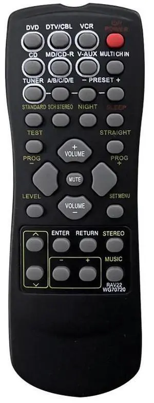 Practical Video Players Remote Control Powered Portable Video Players Controller Replacement Parts for YAMAHA CD DVD