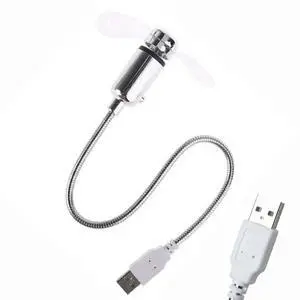 Portable USB-Powered Cooling Fan Gooseneck Air Blower Flexible USB Cooling Fan for Desktop PC Computer Laptop Notebook