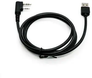 Walkie Talkie USB Programming Cable High Speed 2 Pins Plug USB Programming Cable for TYT DMR Radio MD-380 MD-390 Retevis RT3