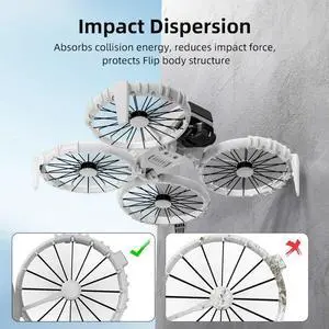 For Flip Propeller Guard Cover Lightweight Anti-Collision Ring Drone Propeller Guard Case Bumper Protector Drone Accessories
