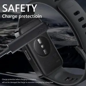 Type C Charger Adapter Right Angle Charging Cable Converter Magnetic Type C Adapter Watch Charger for Galaxy Fit 3