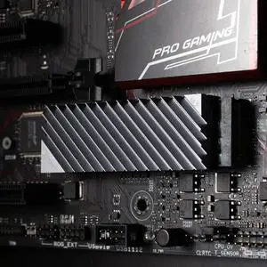 SSD Hard Disk Heat Sink Aluminum Heat Dissipation Fin with Thermal Pad for PC